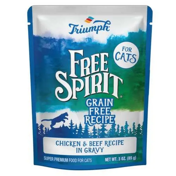 2/12Pk 3 oz. Triumph Free Spirit Grain Free Chicken & Beef - Health/First Aid